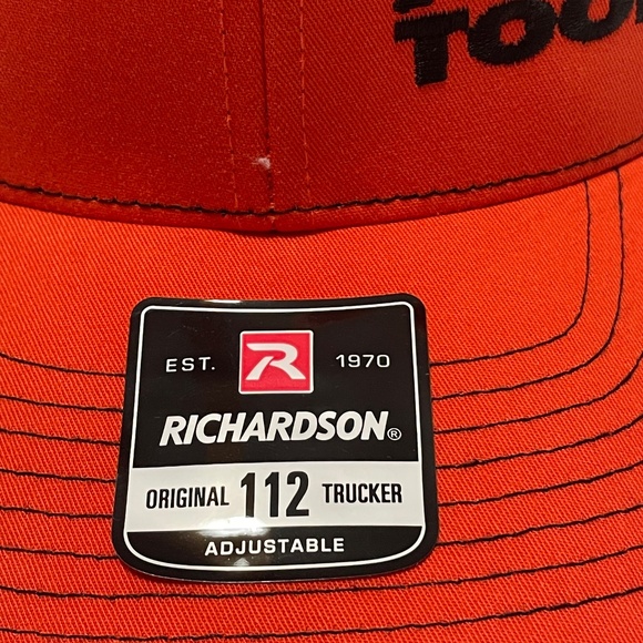 Mac Tools Richardson Original 112 Trucker Adjustable Hat Orange Brand New - Picture 3 of 6
